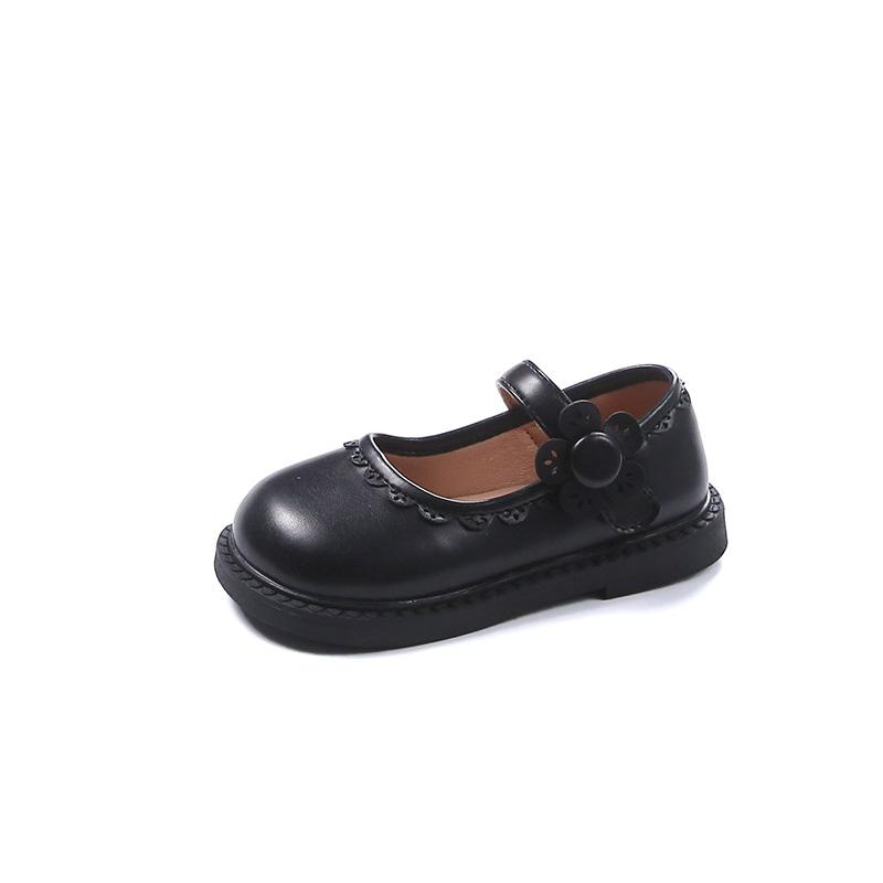 

Girls Small Leather Shoes Size 23-35 Soft Bottom Leather Children s Single Shoes Beige Fashion Versatile Children s Baby Shoes 24