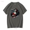 Eternal Spirit Santa Skull Christmas Rock Guitar Unisexs Cotton T Shirt Top Long or Short Sleeves Vintage Washed Versatile Casual