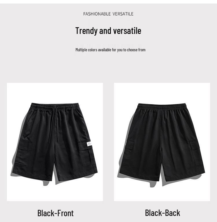 Shorts d'été décontractés multi-poches pour homme - Grande taille disponible
