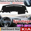 For Kia Sportage 2011 2012 2013 2014 2015 SL Anti-Slip Mat Dashboard Cover Pad Sunshade Dashmat Carpet Anti-UV Car Accessories R