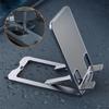 Aluminum Phone Stand Angle Height Adjustable Phone Tablet Support Mount Desk Phone Holder Shockproof Desktop Holder