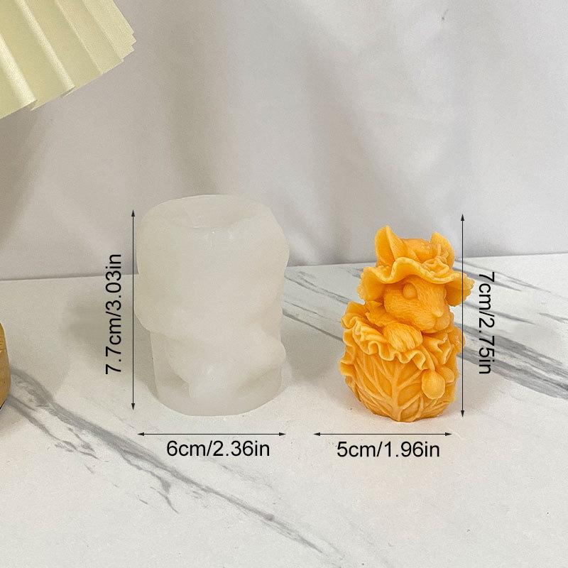 

Силиконовая форма на Пасху, поделки из смолы, фестиваль «сделай сам», кролик, ручная работа, ремесло