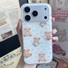 New Ins Trendy Niche Healing Star Hat Bear Phone Case For iPhone 17 Air 16 15 14 13 12 11 Pro Max XS Max 78 Plus Anti Fall Cover