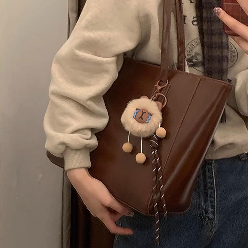 Tote Bag New Large Capacity Fashionable Women's Bag Retro Commuting Bag Shoulder Bag