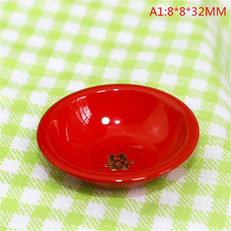 1:12 Dollhouse Miniature Old Style Retro Soup Basin Food Fruit Bowl, Dishes Plate, Bowl Kitchen Tableware Dollhouse Accessories