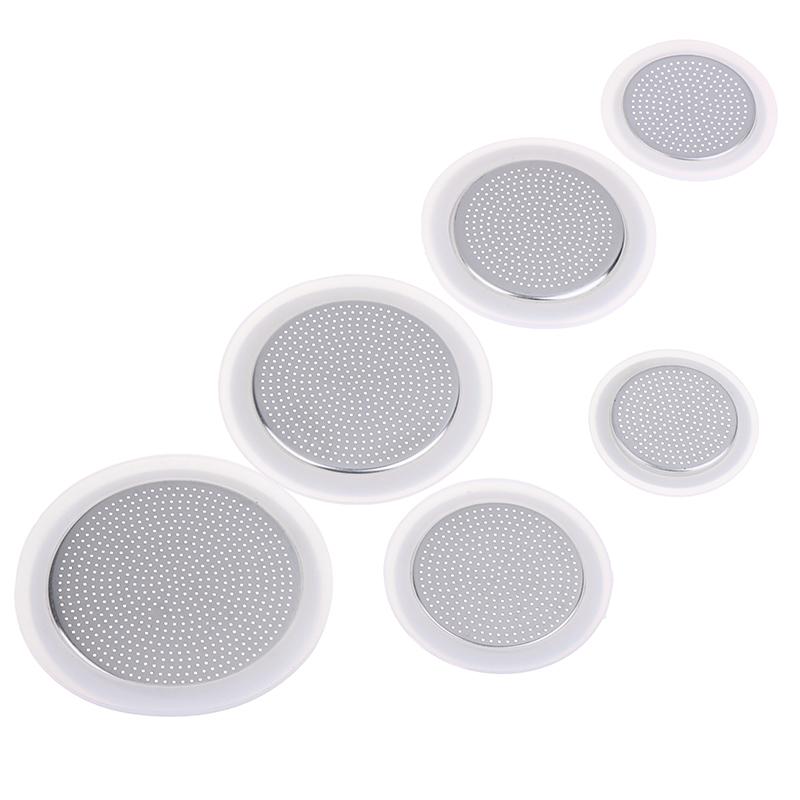 Silicone Gaskets + Aluminum Filter Moka Pot Coffee Bottle Replacement Compatible