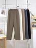 Women's 2024 High Waist Casual Straight Leg Suit Pants