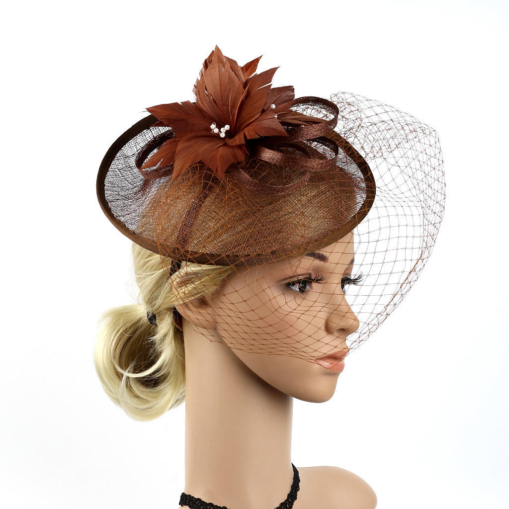 Buy Retro Feather Fascinator 20s Great 