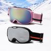 Doppelschichtige Kinder-Skibrille Anti-Beschlag Schneebrille Kinder-Skibrillen Wintersport