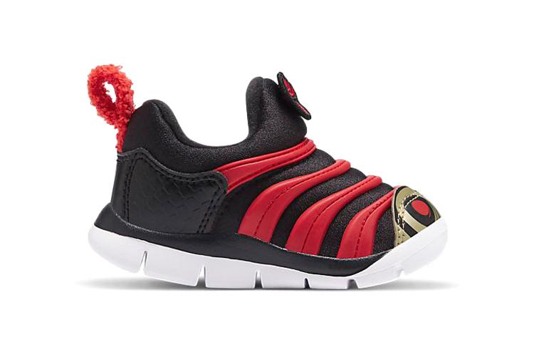 Nike Dynamo Free Low Top Toddler Shoes Black Red Infant And Toddler DC8318-001