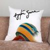 Federa Cuscino Ayrton S-Senna Pilota di Corse Per Casa Camera da Letto Auto Ufficio Decorazione Soggiorno Cuscino Divano Adatto