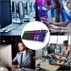 Gaming Keyboard Wired Backlight Computer Laptop Keyboard with Round Keycap for Office Home