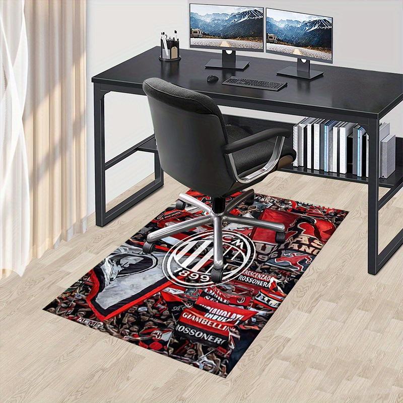1pc Football,AC Milan,Fans Office Carpet Soft Polyester Entrance Carpet Washable Non slip Machine Wa