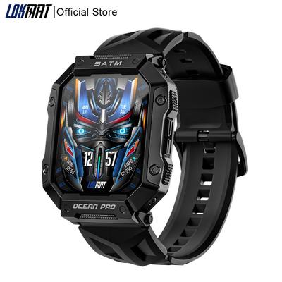 LOKMAT Sport Smart Watch 5ATM veekindel suur täispuuteekraaniga vastupidav nutikellad Fitness Tracker pulsikell