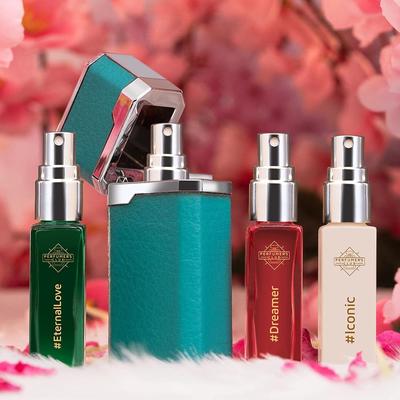 INDIA'S FIRST Interchangeable Carry Perfume | Combo Of Lightr+3x8ml Eau De Parfum | Best Fragrance for Women Gift Set