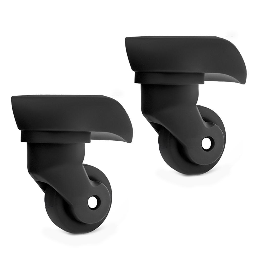 1 pereche de roți pentru bagaje Valisă roată de înlocuire Kit de reparare a hardware-ului cu role roată roată de 360 de grade