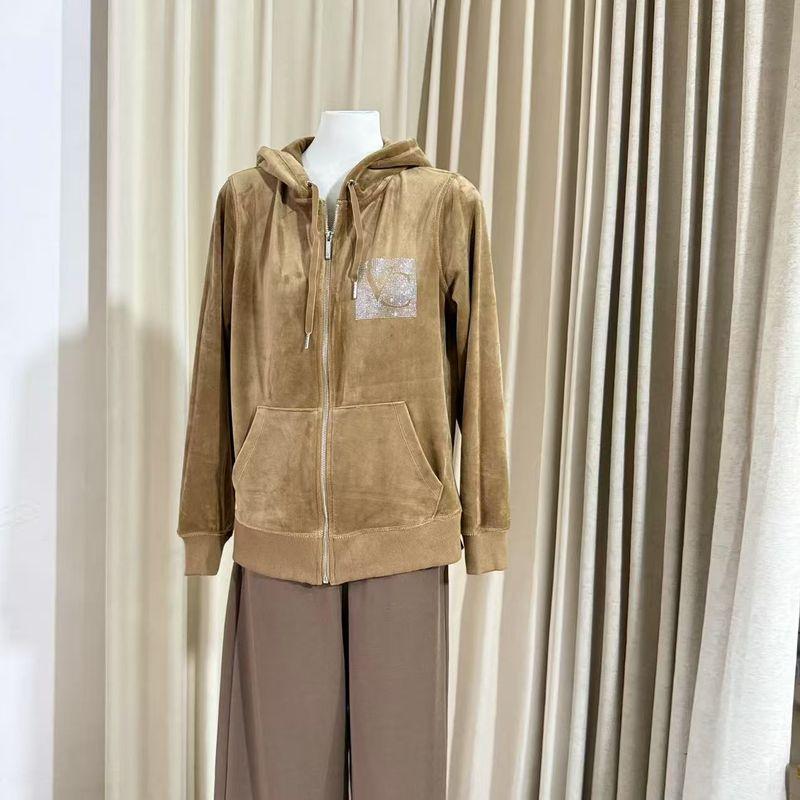 

Chao Grade Look Younger Hood Rhinestone Logo Hood Sports Top Outerwear Khakis XL