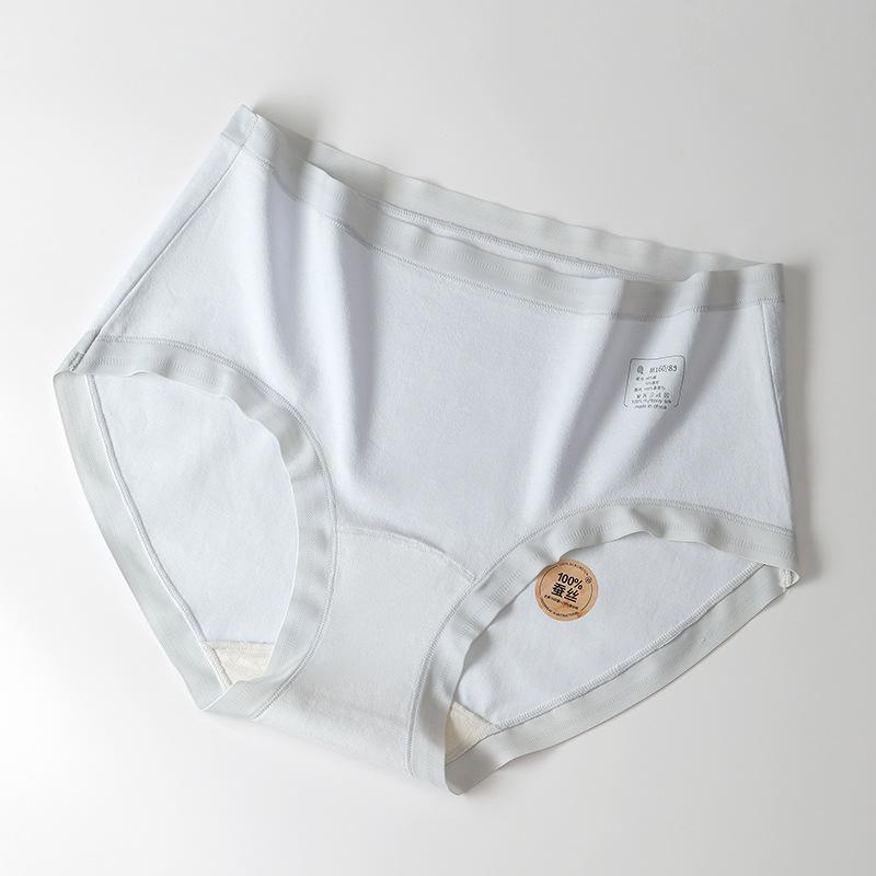 Female Spring and Summer Cotton 7A Antibacterial Extended High Waist Briefs