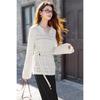 MOKANA Mode Lässiges Strickoberteil mit langen Ärmeln & Midi-Kleid Set