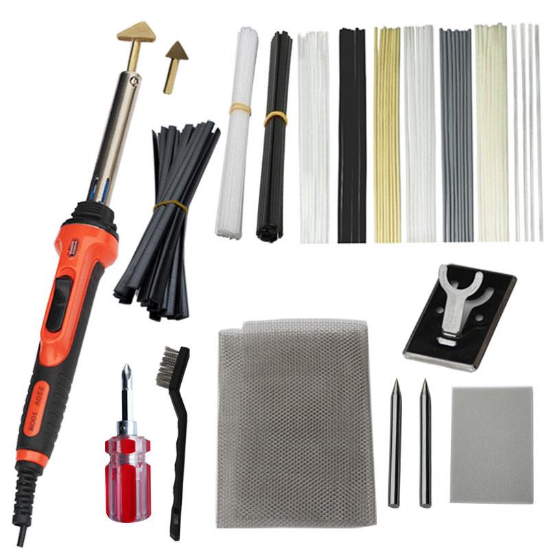 Electric Soldering Iron for Car Bumper Repair: Plastic Crack Welding and Auto Maintenance Tool Kit
