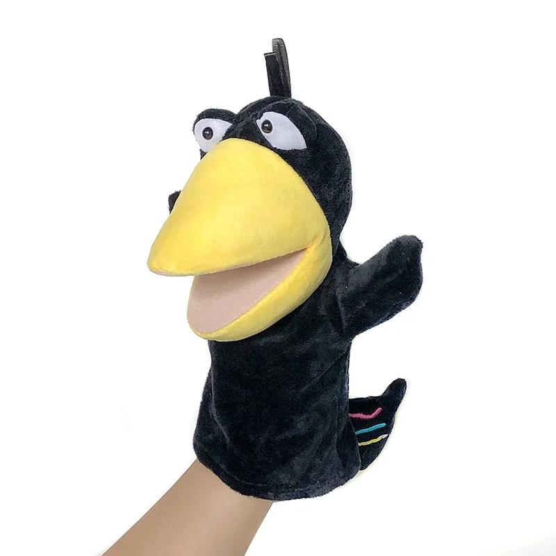 Kids Plush Finger Puppet & Hand Puppet Popular Activity Boy Girl Role Play Bedtime Story Props 3D Animal Decompressing Toy Doll