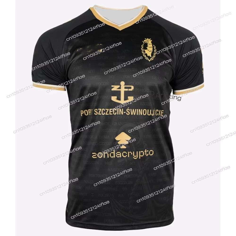 Maglia Calcio Manica Corta Sportiva Casual per Uomo Bambino Top Sportivi da Calcio