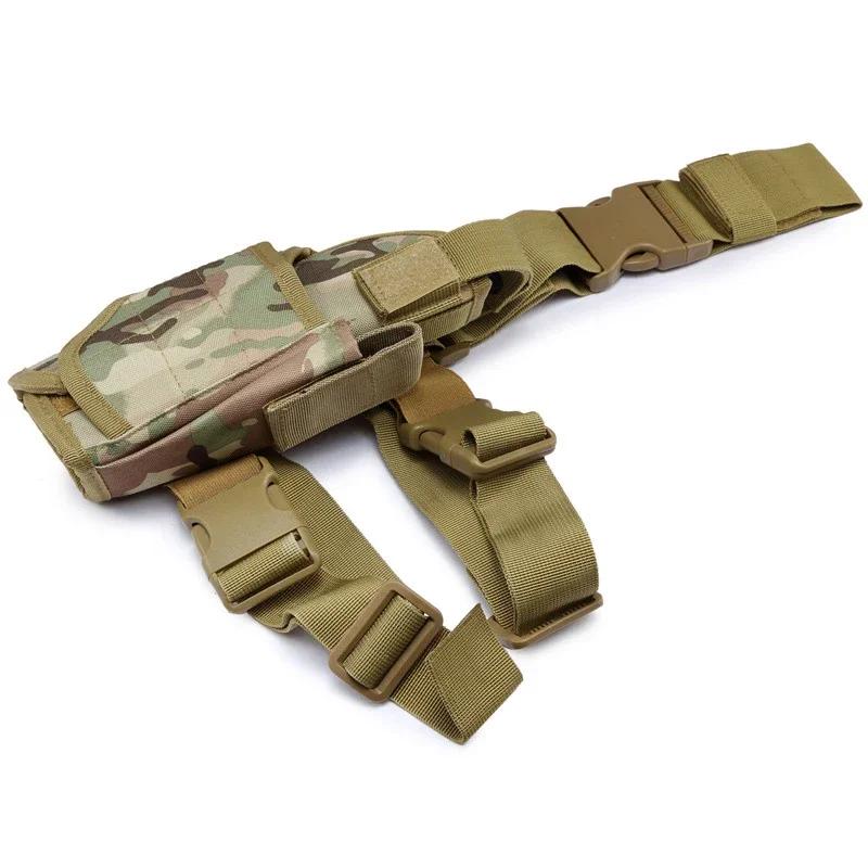 Universelles linkes rechtes Handfeuerwaffenholster Taktische Tornado Oberschenkelholster Jagd Militär Airsoft Glock Handfeuerwaffenhalter Tasche