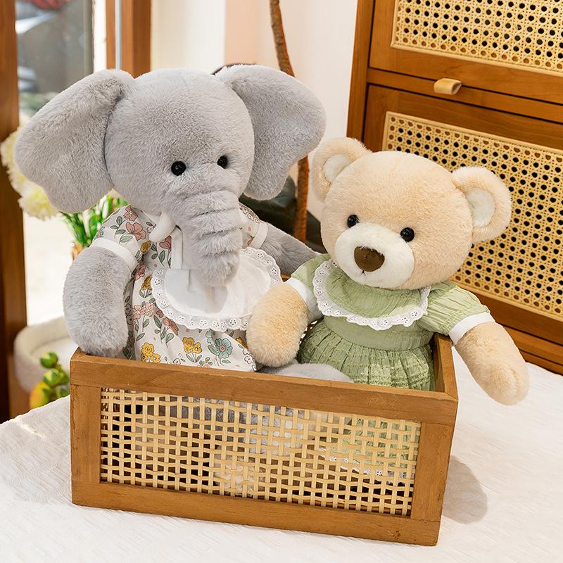 Jenny Series Plush Doll: Bear & Rabbit Clothing Style, Perfect Children's Gift & Companion