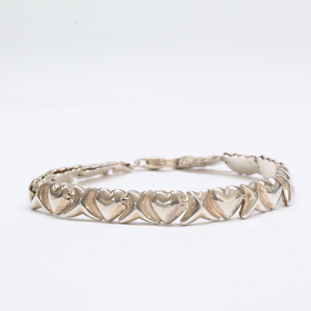 UNOAERRE 925 Heart Bracelet SilverUsed