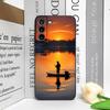 Angelrute bei Sonnenuntergang Motiv Handyhülle für Honor Huawei 200 Lite 100 400 PRO 80 90 X9 Magic 7 6 Lite 5 Pro Weiche Hülle