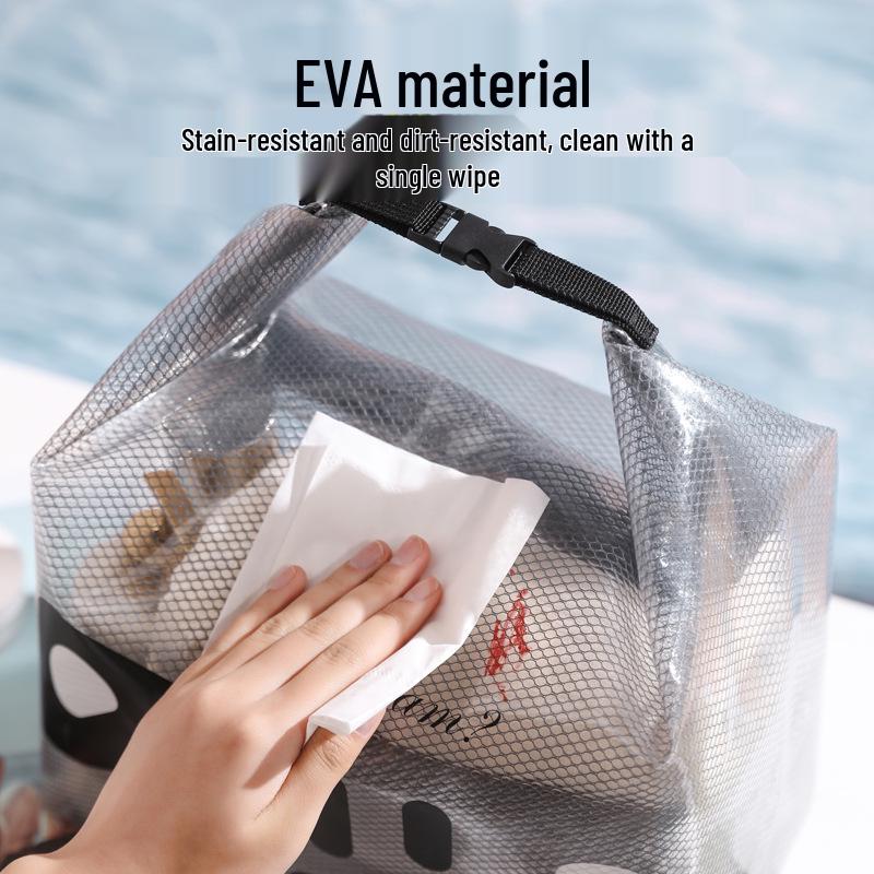 Runhui EVA Waterproof Cartoon Travel Bag for Beach, Swimming & Toiletries