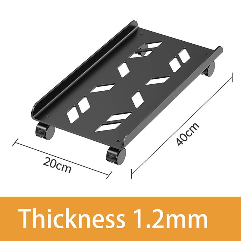 Adjustable Mobile Cpu Stand Holder Computer Tower Stand With Rolling Caster Wheel Universal Under Desk Computer Mainframe Holder