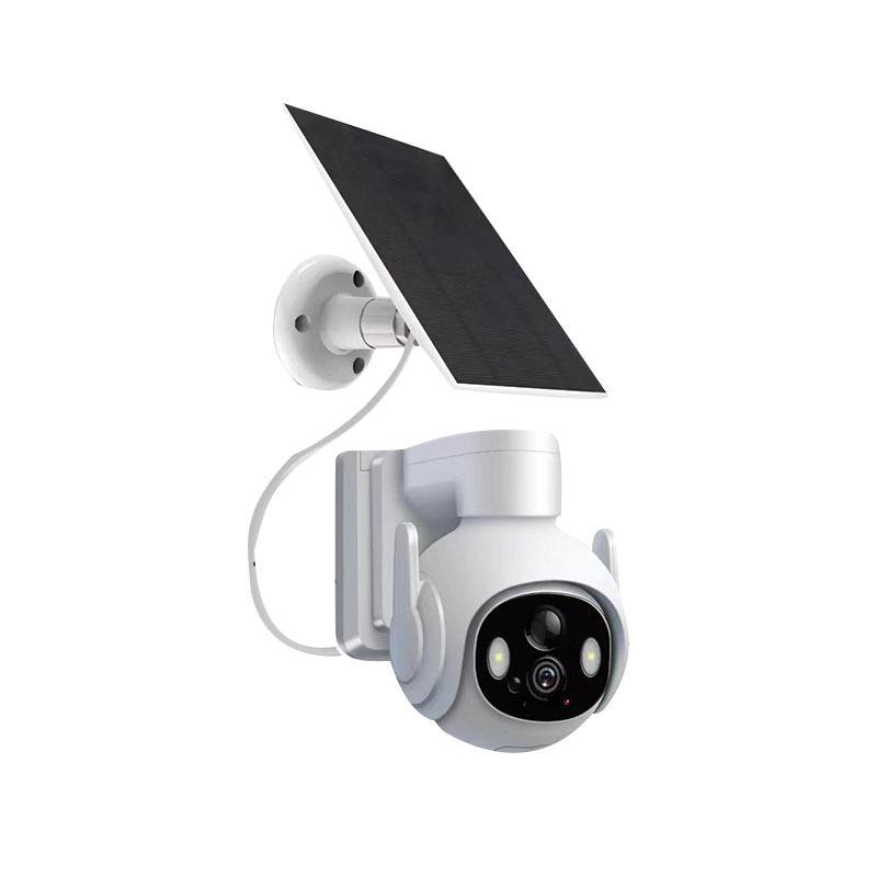 Telecamera Esterna HD Wireless Solare con Visione Notturna a Colori e Funzionalità Vocale Impermeabile