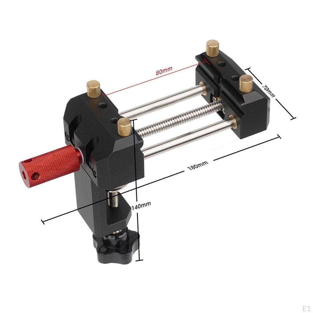 Aluminum Bench Vise MultiFunction Mini Table Compact Vice for Desktop, Workbench,