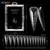 MOWOT 70pcs/140pcs Dual Nails Forms for Poly Nail Gel Full Cover Nail Extension Quick Building Gel Molds Acrylic Nail Top Forms