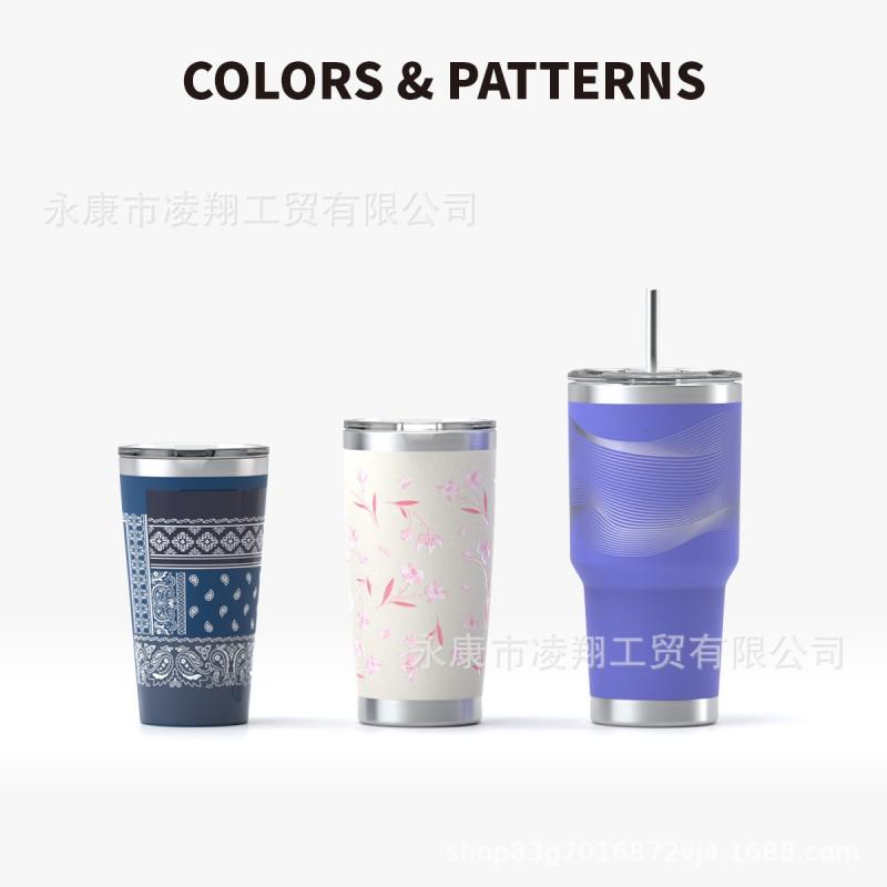 30oz Vacuum Insulated Stainless Steel Travel Mug Coffee Beer Water Car Use Double Wall 304 Food Grade
