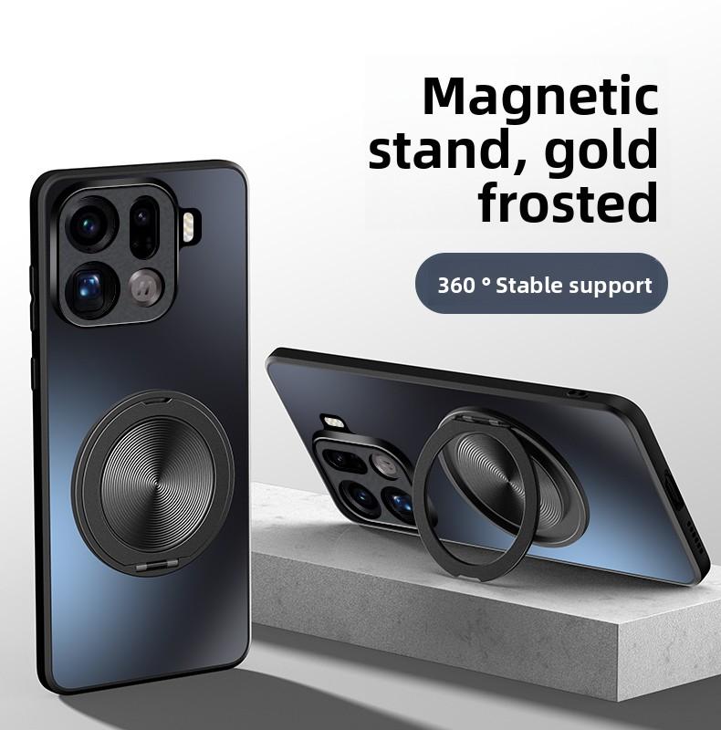 For OPPO Find X9 Pro Case Hard Matte With Ring Magnetic Protective Back Cover Case For Find X9 X8 Pro X8S+ X8Ultra Phone Shell