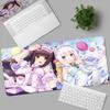 HD Anime Mousepad Cute Chocolate And Vanilla Natural Rubber Nonslip Keyboard Gaming Nekopara Extended Mat PC Office Accessories