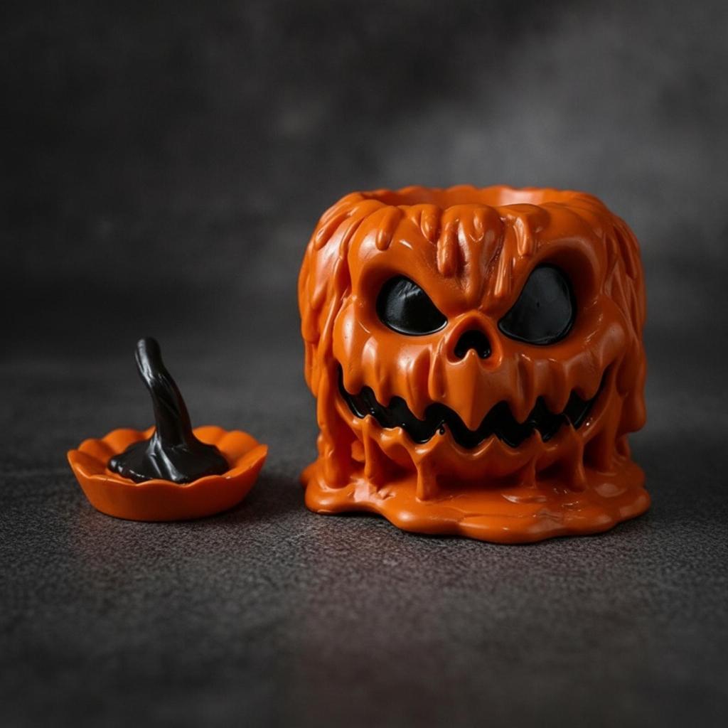 Resin Halloween Figurine Playful Miniature Display Figure Whimsical