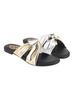 Shoetopia Girls Flat Slide Sandals  Soft Suede Knot Strap Casual Summer Slip-Ons for Everyday Comfort Stylish, |Footwear Lightweight|