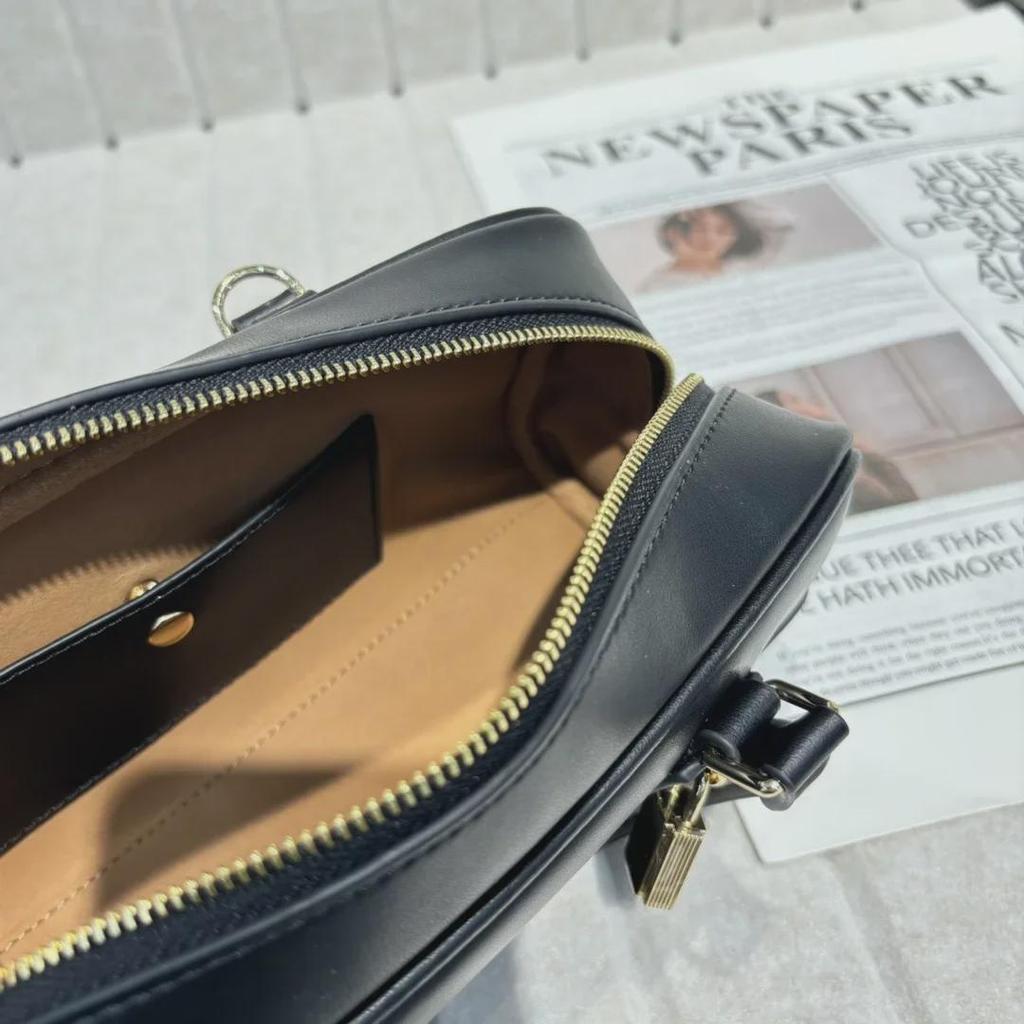 2025 Women's Cowhide Boston Bowling Bag: Versatile Shoulder & Messenger Bag for Commuting & Fashion