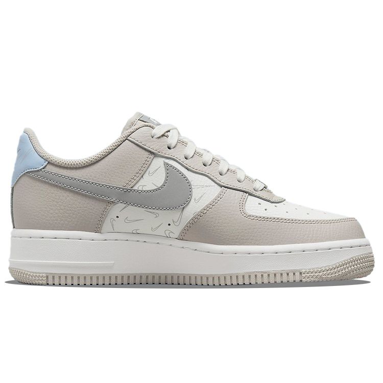 Nike Air Force 1 07 Reflective Swooshes Women Sneakers White Sail Pure-Platinum DR7857-101