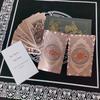 July Waterproof Gold Foil Tarot Cards - Rose Design