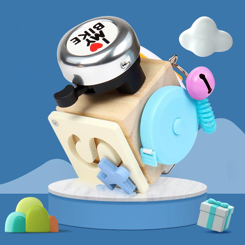 Montessori Kids Busy Cube Board Educational Toys Children Hand Grasping Ability Training Lock Learning Toys For Toddler Gifts