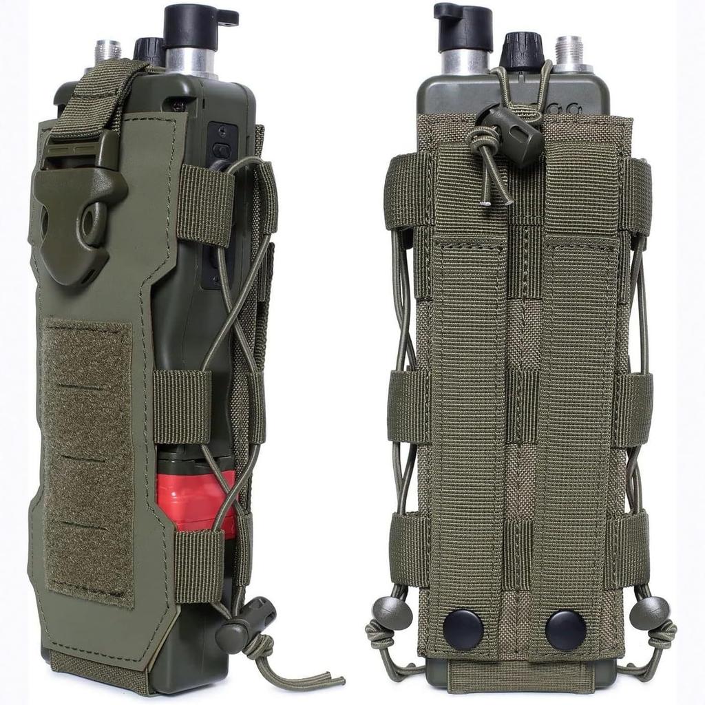  Molle Pouch Water Bottle Bag Holster Outdoor Camping Hunting Drawstring Bottle Kettle Holder Carrier Pouch