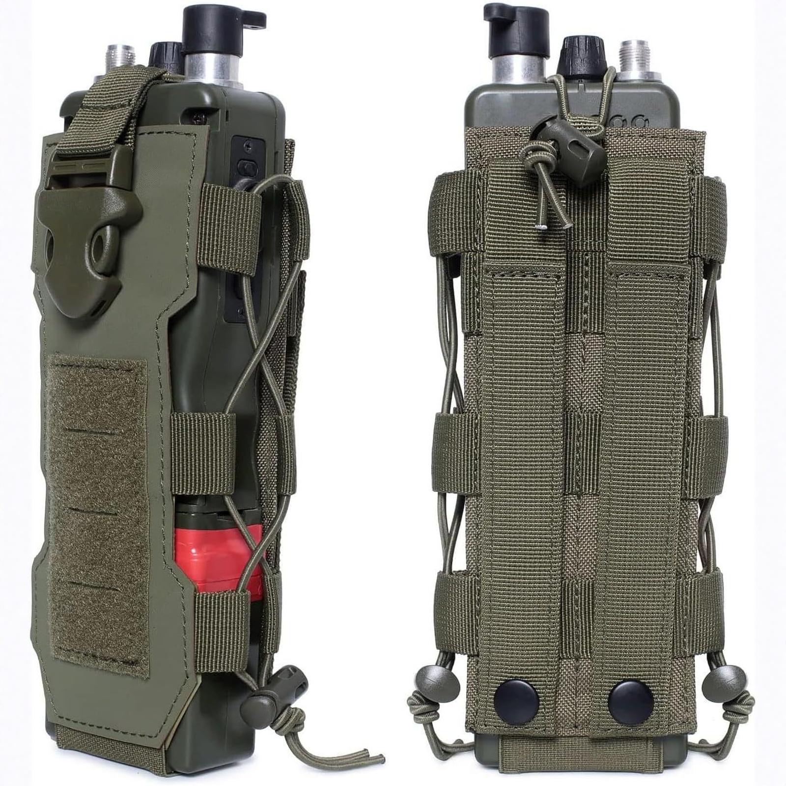 

Подсумок Molle Сумка-кобура для бутылки с водой Открытый Кемпинг Охота Сумка-подсумок для переноски бутылки/чайника со шнурком One Size
