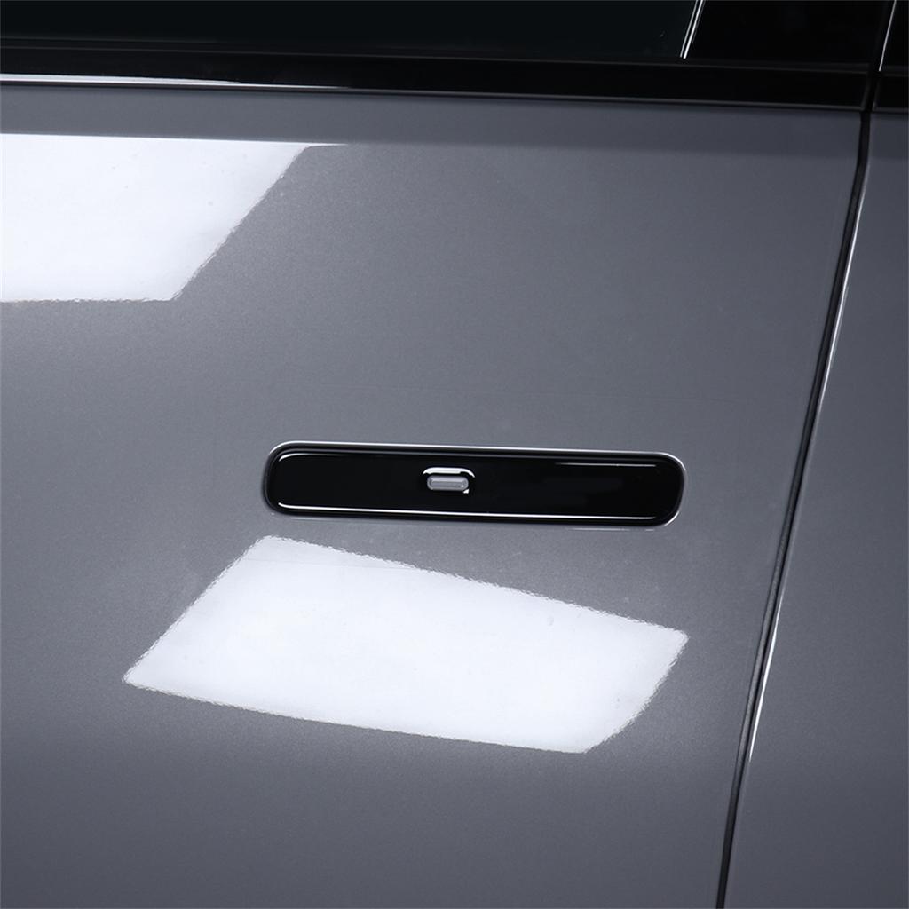 For Kia EV3 2024 2025 2026 Car Tuning Carbon Fiber Exterior Door Handle Decoration Cover Trim Exterior Accessories