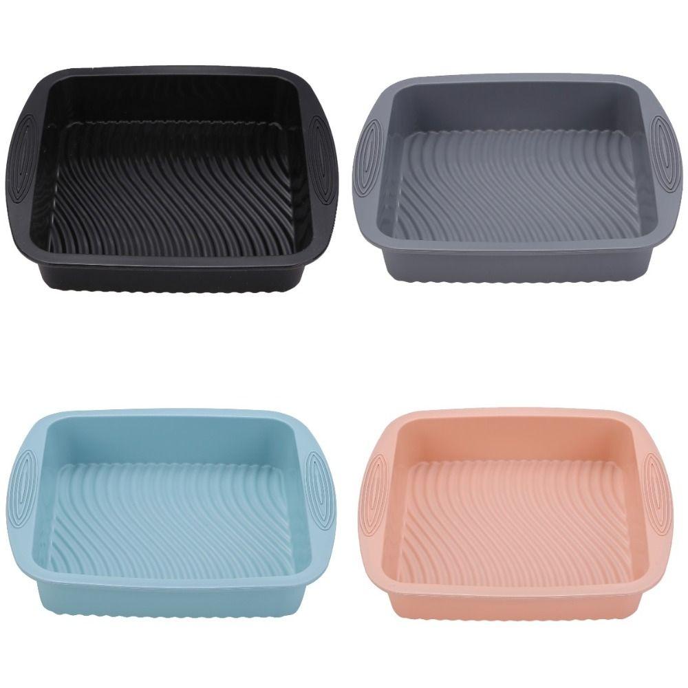 Backzubehör DIY Silikon Quadratische Kuchenform Antihaft Lebensmittelecht Brot Toast Form Einfach zu Verwenden Langlebige Backformen Lasagne