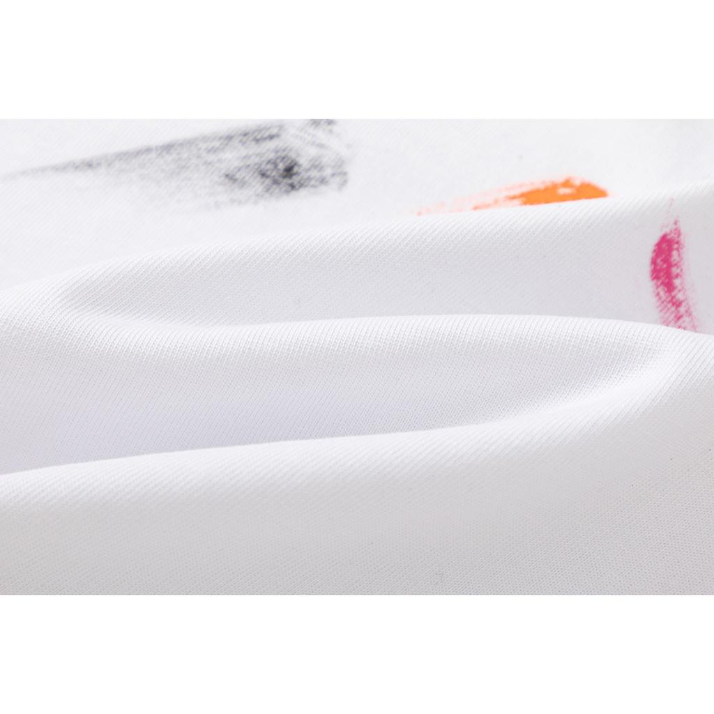 9068 Off-White 2026 Spring/Summer New Colorful Letter Arrow Pattern Round Neck Hooded Short Sleeved Men's and Women's T-shirts