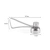 Boiled Raw Egg Opener Stainless Steel Egg Scissors Topper Eggshell Cutter Measuring Ball Egg Shell Opener Creative Kitchen Tool